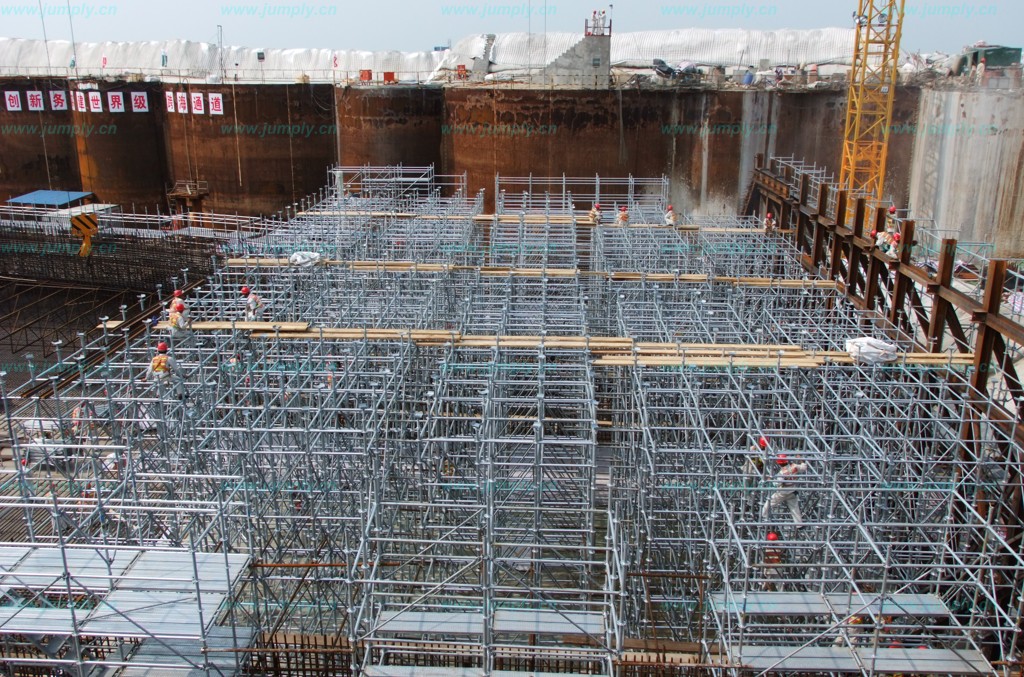盘扣脚手架为什么在建筑之中如此盛行？